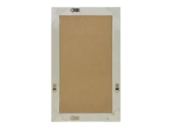 Espejo de pared estilo barroco 50x80 cm Plata Plateado Best