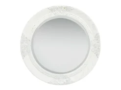 Espejo de pared estilo barroco 50 cm Blanco New