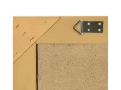 Espejo De Pared|Espejo-Espejo de pared estilo barroco 60x60 cm Dorado