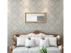 Espejo De Pared|Espejo-Espejo de pared estilo barroco 100x50 cm ES698895 Dorado