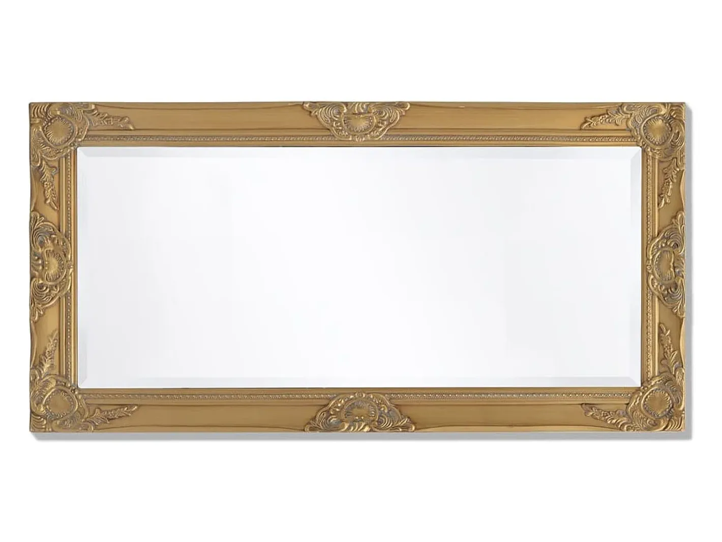 Espejo De Pared|Espejo-Espejo de pared estilo barroco 100x50 cm ES698895 Dorado