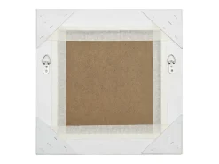 Espejo De Pared|Espejo-Espejo de pared estilo barroco 40x40 cm ES342150 Blanco