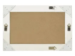 New Espejo de pared estilo barroco 60x40 cm ES250671 Blanco