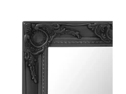 Espejo de pared estilo barroco 50x50 cm ES663592 Negro Clearance