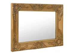Espejo de pared estilo barroco 50x40 cm Dorado
