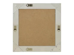 Espejo De Pared|Espejo-Espejo de pared estilo barroco 50x50 cm Plata Plateado