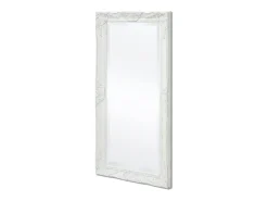 Espejo De Pared|Espejo-Espejo de pared estilo barroco 100x50 cm Blanco