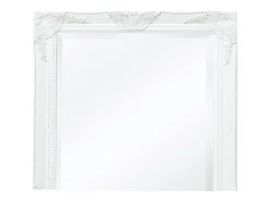 Espejo De Pared|Espejo-Espejo de pared estilo barroco 100x50 cm Blanco