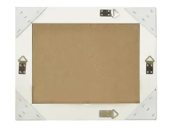 Espejo de pared estilo barroco 50x40 cm Blanco