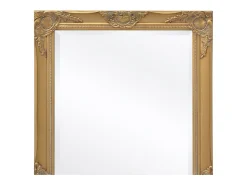 Espejo de pared estilo barroco 100x50 cm Dorado Discount