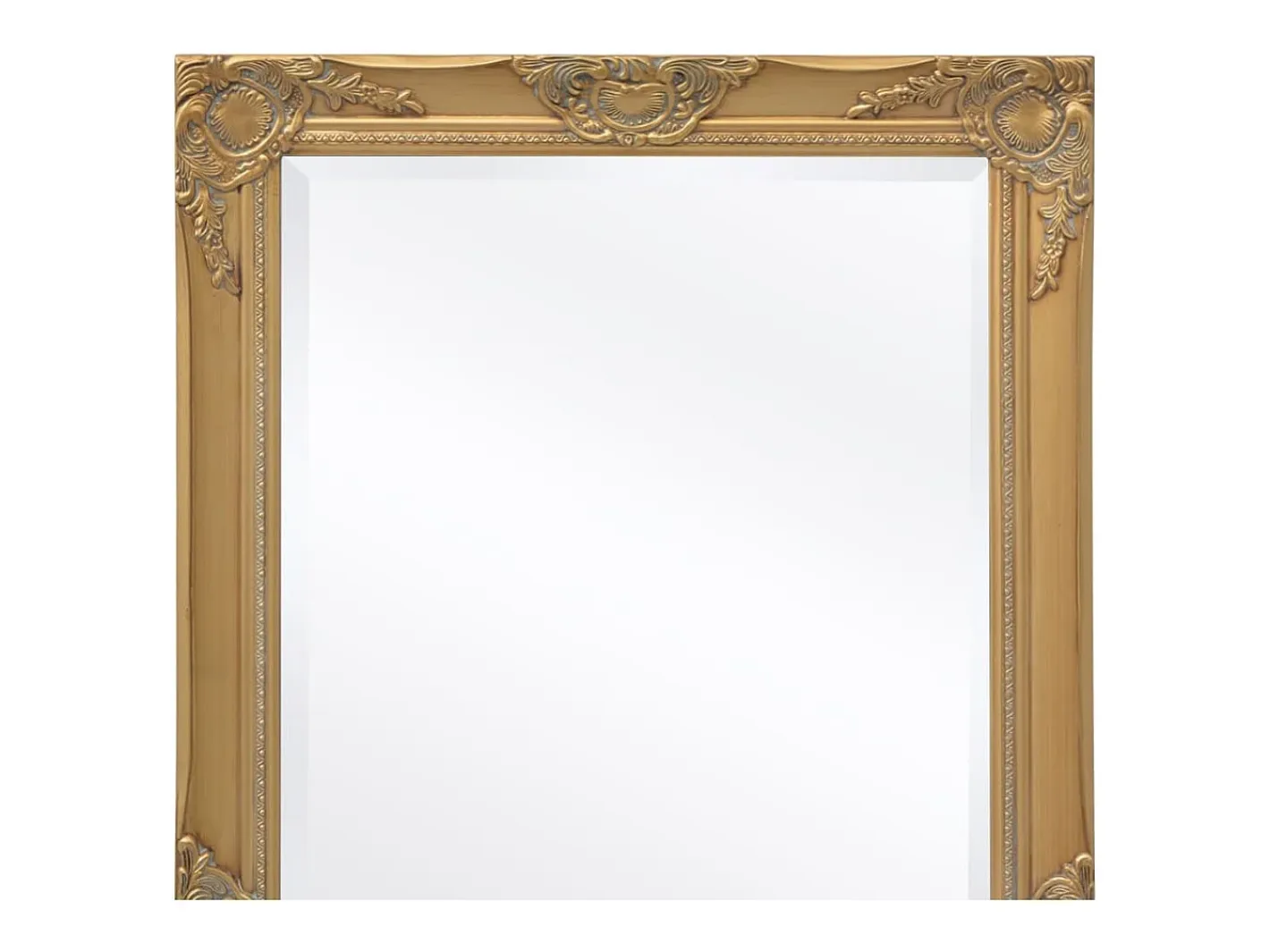 Espejo de pared estilo barroco 100x50 cm Dorado Discount