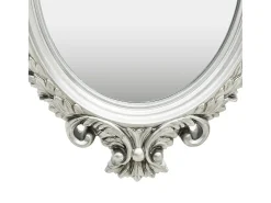 Outlet Espejo de pared estilo castillo 56x76 cm ES438882 Plateado