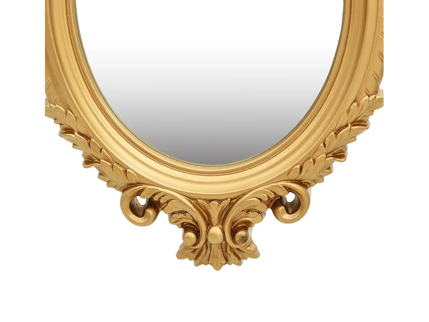 Espejo de pared estilo castillo 56x76 cm Dorado Sale