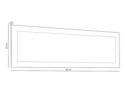 Online duehome Espejo de pared Julieta 167 Andersen Pino Gris