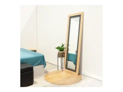 duehome Espejo de pared Kira Cambria - Grafito Marru00f3n Discount