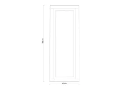 duehome Espejo de pared Kira Cambria - Grafito Marru00f3n Discount