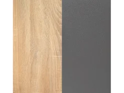 duehome Espejo de pared Kira Cambria - Grafito Marru00f3n Discount