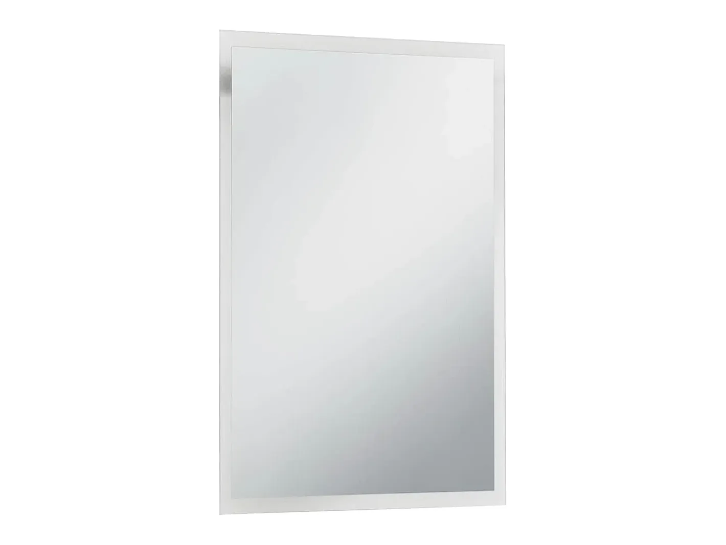 Espejo-Espejo de pared LED para baño 60x80 cm Plateado