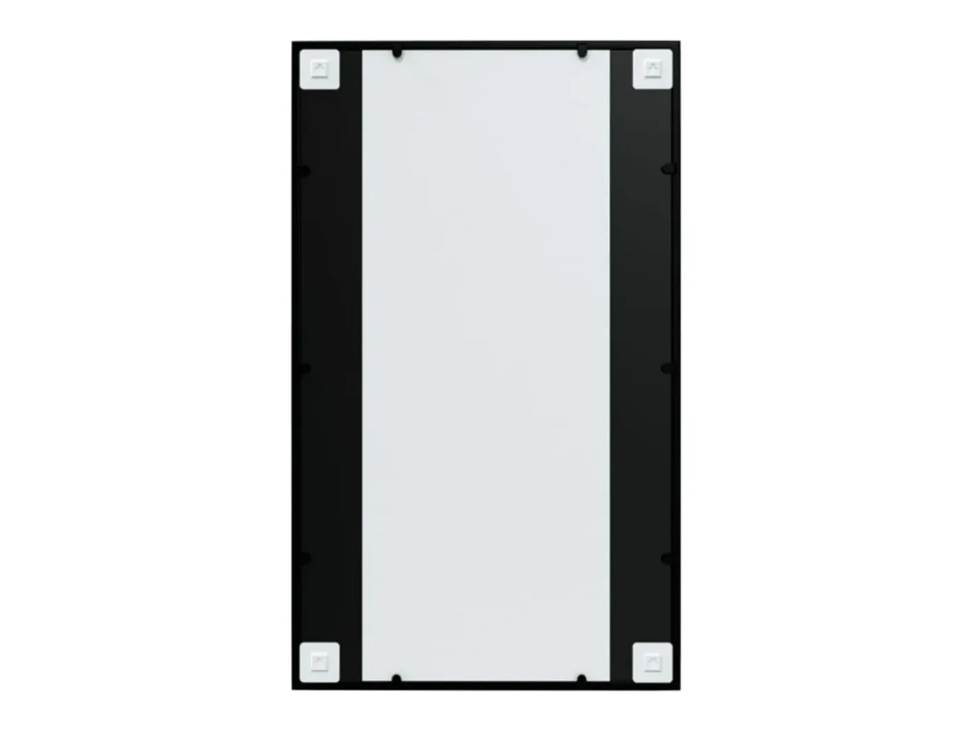Espejo de pared metal 100x60 cm ES511091 Negro New