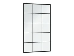 Espejo de pared metal 100x60 cm ES511091 Negro New