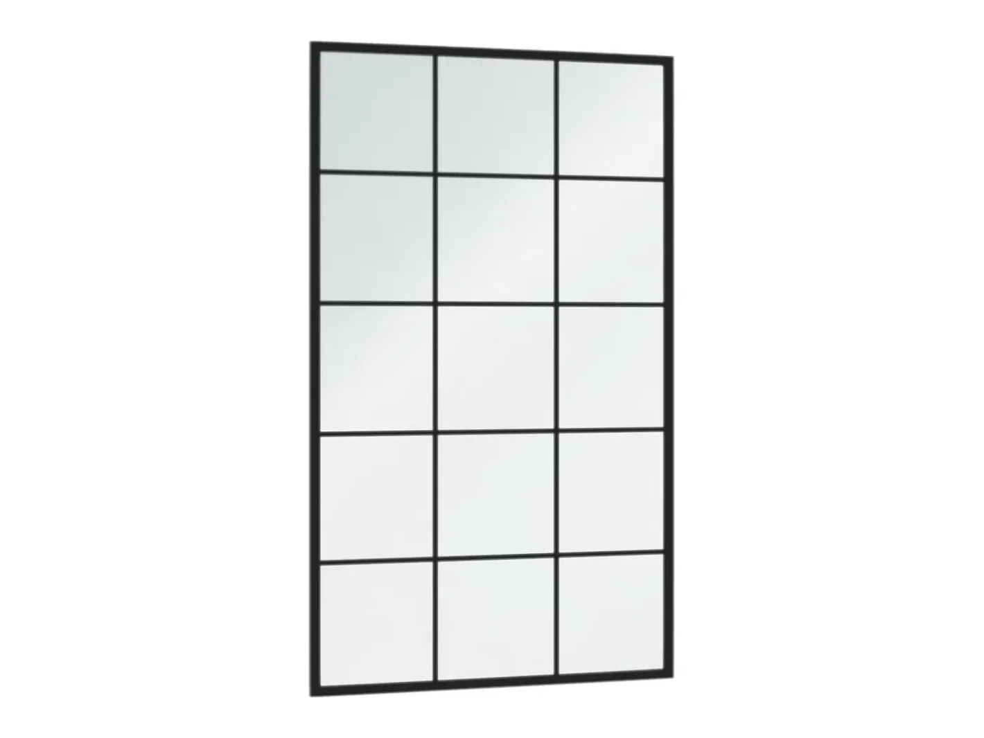Espejo de pared metal 100x60 cm ES511091 Negro New