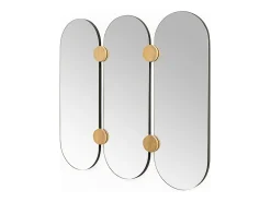 Les Tendances Espejo de pared moderno ZYMAN - L 78 x H 70 cm Beige Best