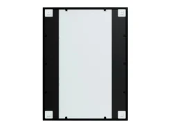 Espejo De Pared|Espejo-Espejo de pared de metal 80x60 cm Negro