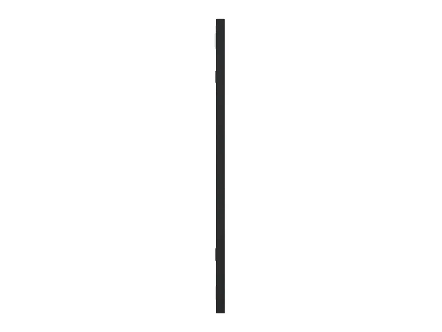 New Espejo de pared 50x50 cm cuadrado de hierro Negro