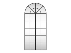 Espejo De Pared|Espejo-Espejo de pared 60x130 cm arco de hierro Negro