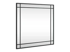 Espejo de pared 60x60 cm cuadrado de hierro Negro Clearance