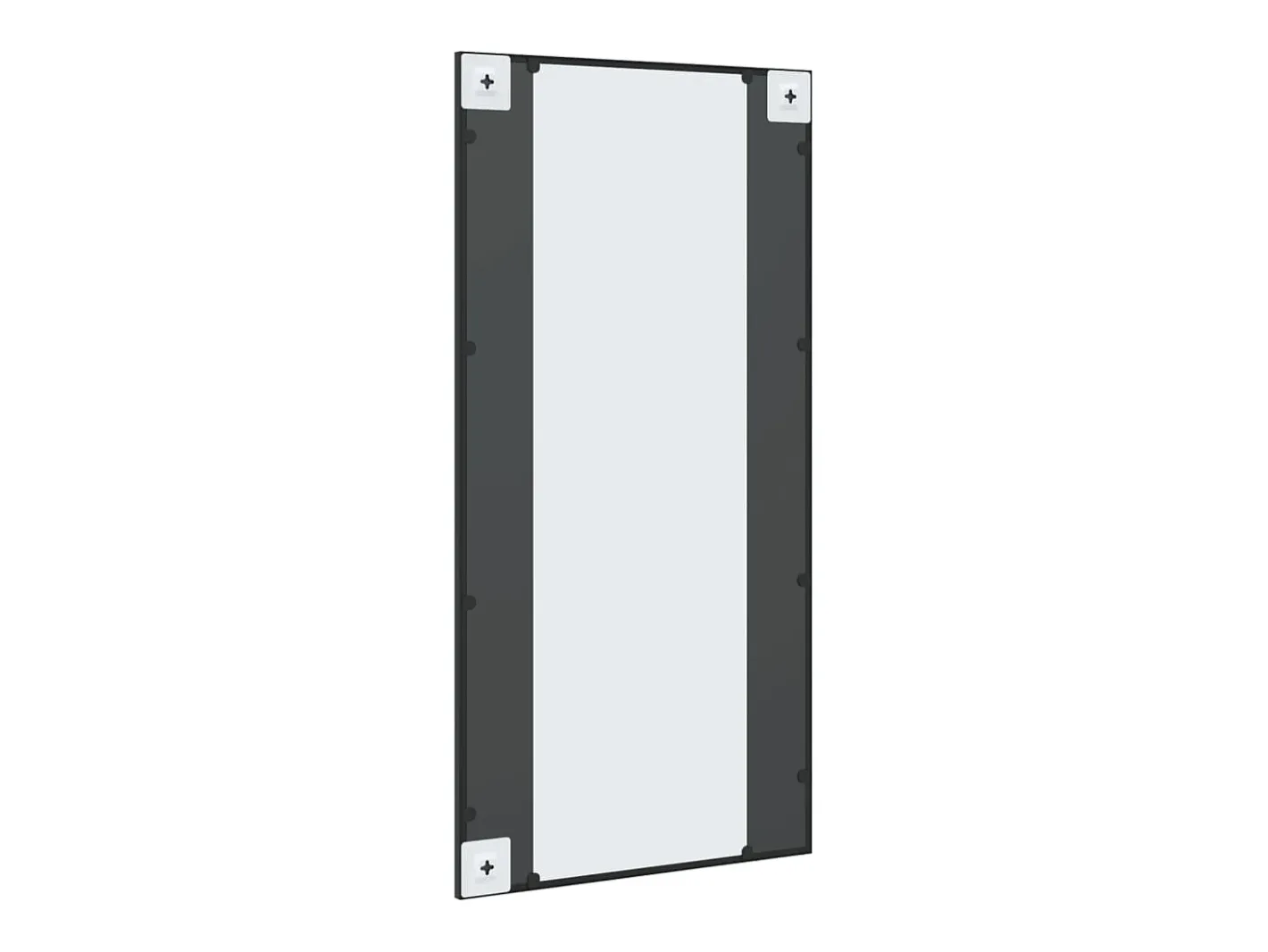 Espejo De Pared|Espejo-Espejo de pared 50x100 cm rectangular hierro Negro