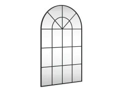 Espejo de pared 60x100 cm arco de hierro Negro