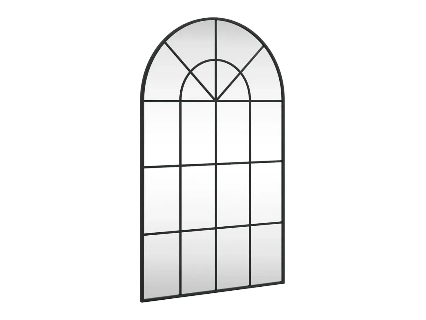 Espejo de pared 60x100 cm arco de hierro Negro