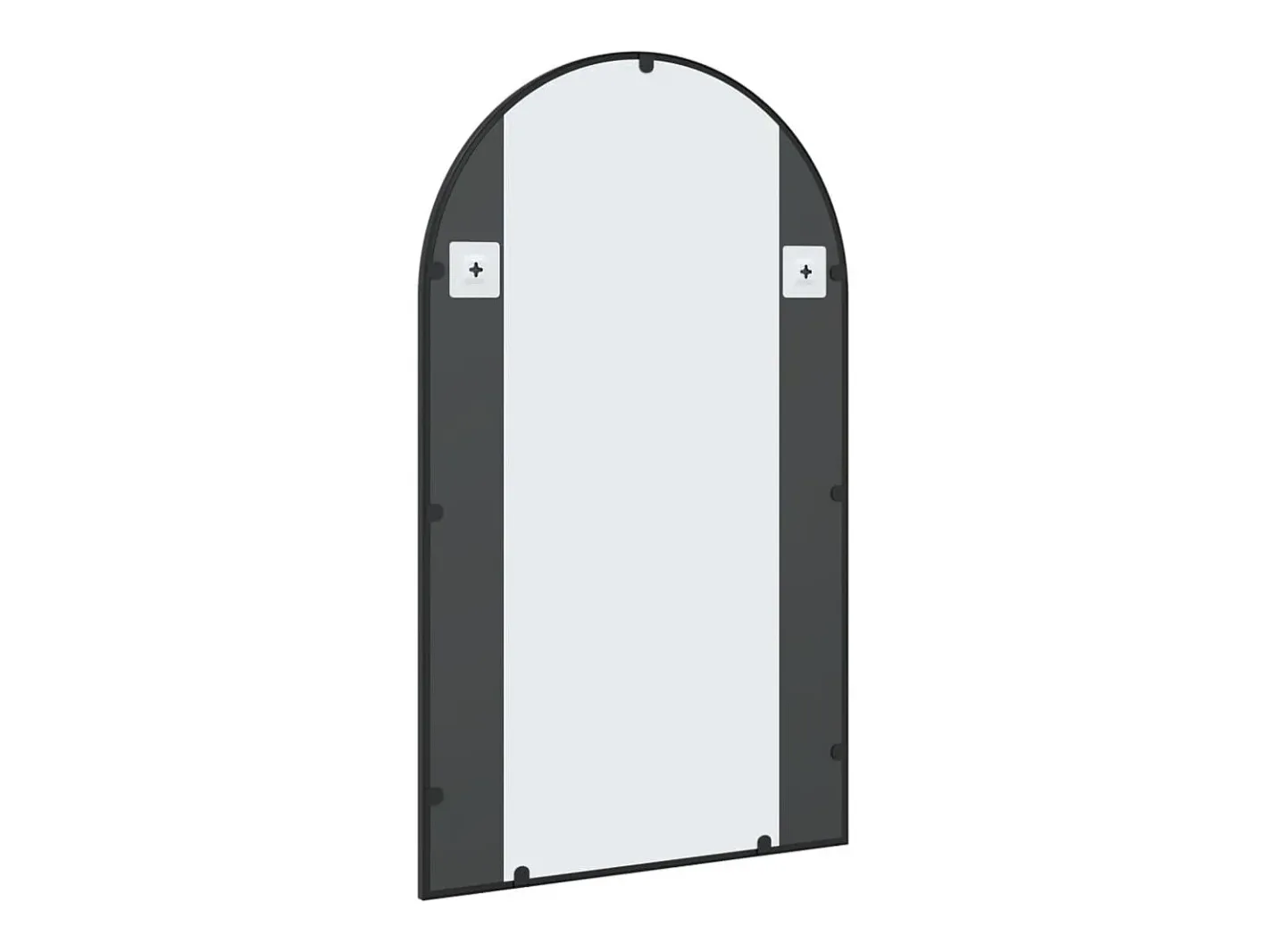 Espejo de pared 60x100 cm arco de hierro Negro