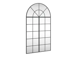 Espejo de pared 80x140 cm arco de hierro Negro Outlet