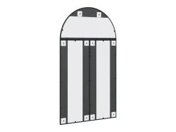 Espejo de pared 80x140 cm arco de hierro Negro Outlet
