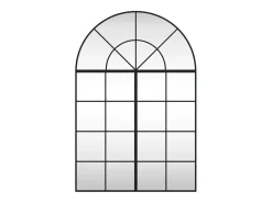 Espejo de pared 80x120 cm arco de hierro Negro Best