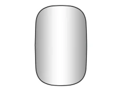 Espejo de pared 70x45 cm ES674514 Negro Clearance