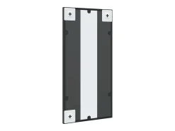 Espejo de pared 30x60 cm rectangular de hierro Negro Sale