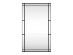 Espejo de pared 60x100 cm rectangular hierro Negro Clearance