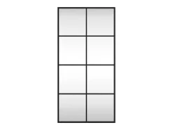 Espejo de pared 40x80 cm rectangular hierro Negro Best