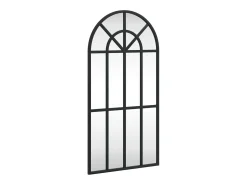 Espejo De Pared|Espejo-Espejo de pared 30x60 cm arco de hierro Negro