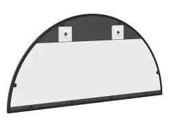 Sale Espejo de pared 80x40 cm arco de hierro Negro