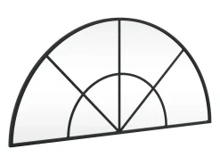 Sale Espejo de pared 80x40 cm arco de hierro Negro