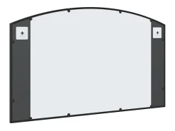 Online Espejo de pared 100x60 cm arco de hierro Negro
