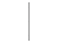Hot Espejo de pared 50x100 cm rectangular hierro Negro