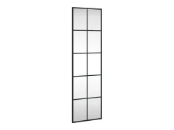 Espejo de pared 30x100 cm rectangular hierro Negro Best