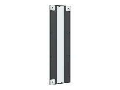 Espejo de pared 30x100 cm rectangular hierro Negro Best