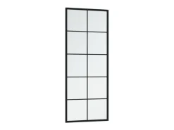 Espejo de pared 100x40 cm metal Negro Best