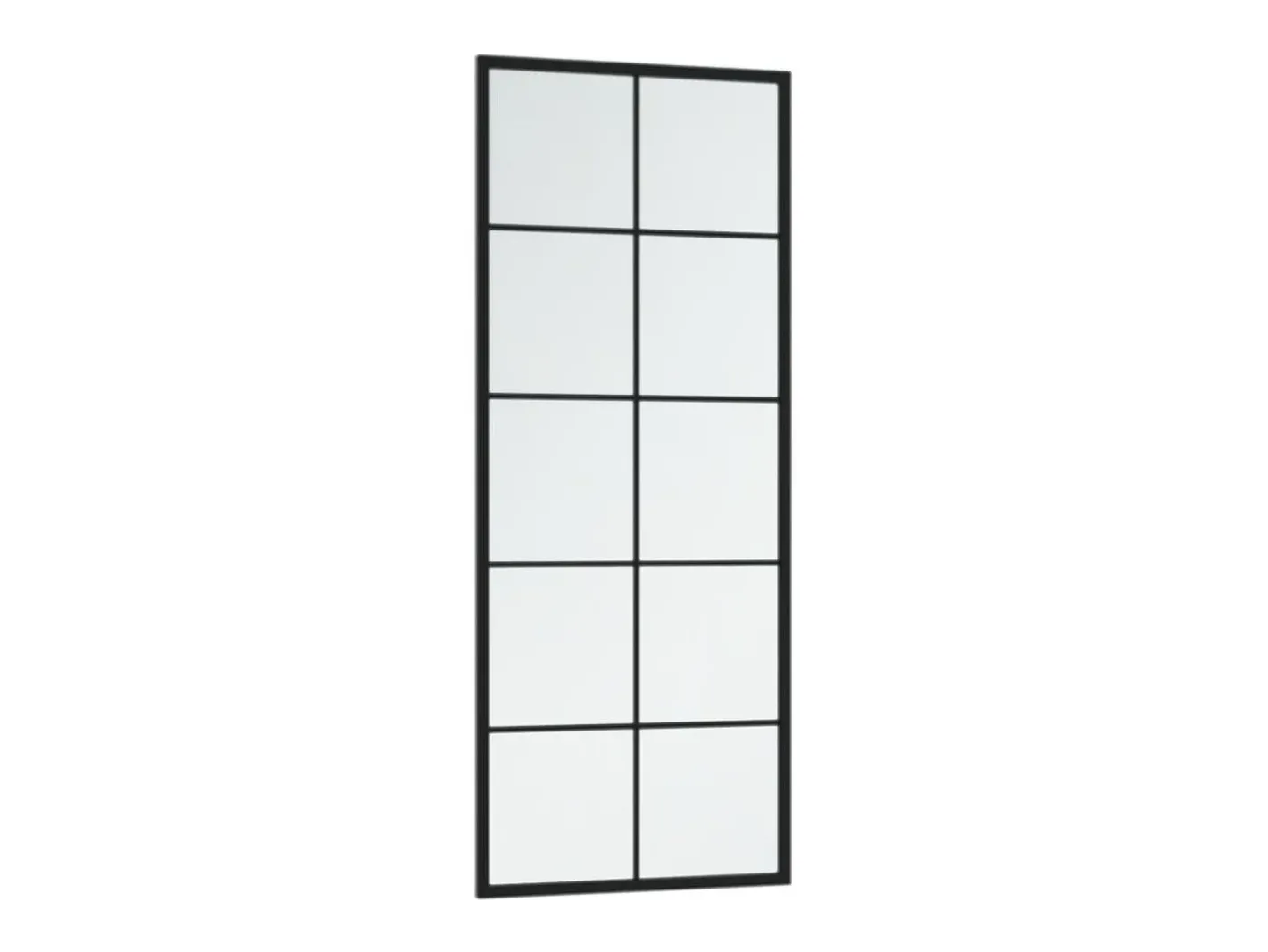 Espejo de pared 100x40 cm metal Negro Best